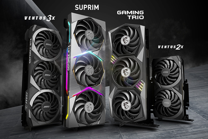 MSI GeForce RTX 3080 Ti Ventus 3X, Gaming X Trio и SUPRIM X появились в прайс-листе вьетнамского магазина