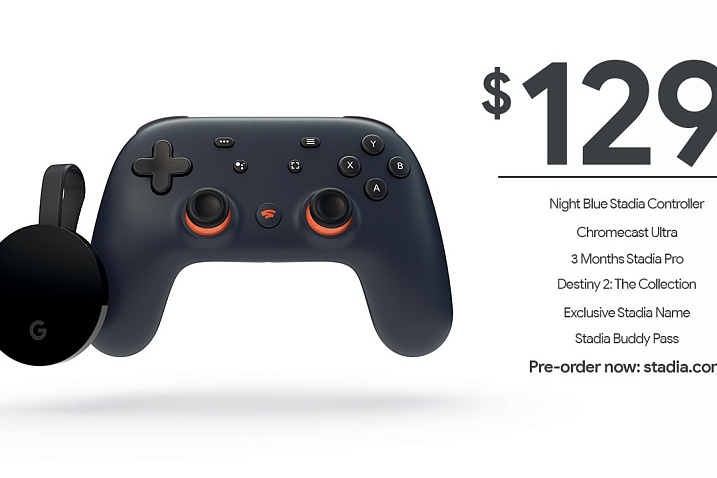Google Stadia выйдет уже в ноябре и будет стоить 10$ в месяц