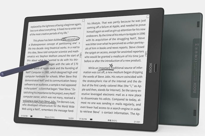 Onyx BOOX Max Lumi2 — Android-планшет с экраном E ink на 13,3 дюйма
