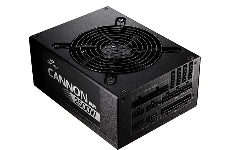 Новый блок питания FSP CANNON PRO способен выдавать 2500 Вт мощности