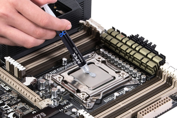 Alphacool выпустила термопасту Apex с теплопроводностью 17 Вт/(м·K).