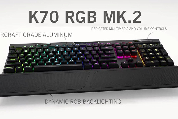 Обзор клавиатуры Corsair K70 RGB MK.2 Rapidfire