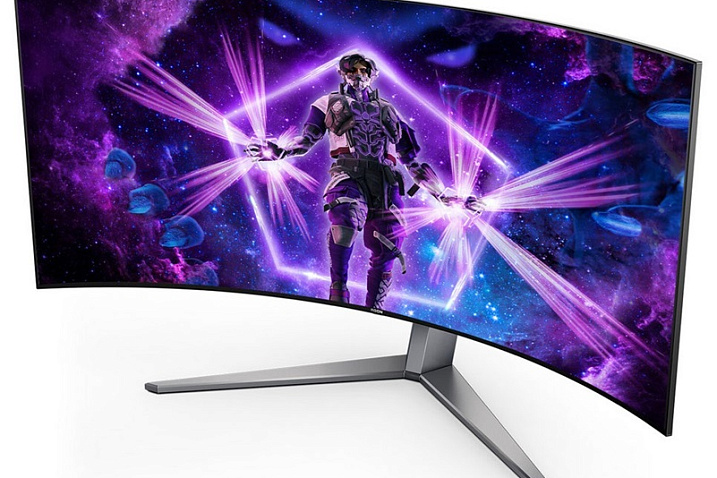 44.5-дюймовый OLED-монитор AOC AGON AG456UCZD получил кривизну 800R