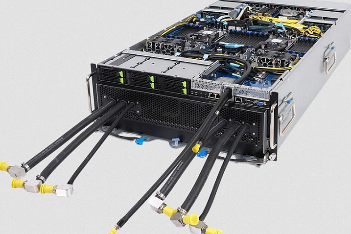 GIGABYTE выпустила серверы с AMD EPYC 7003 и NVIDIA HGX A100, охлаждаемые жидкостью