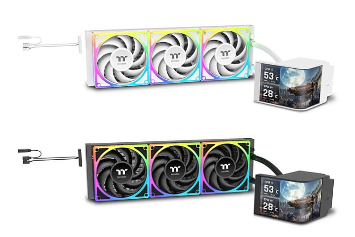 Готовая СЖО Thermaltake MAGCurve 360 Ultra оснащается изогнутым AMOLED-дисплеем