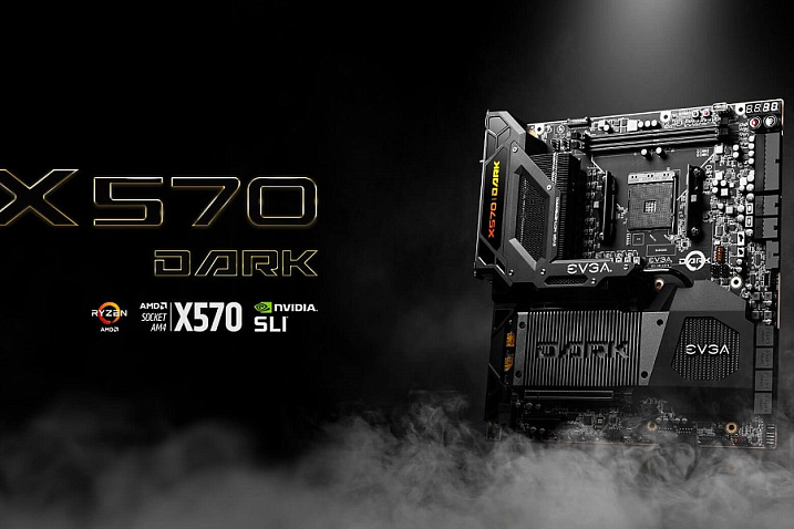 EVGA представила премиальную материнскую плату X570 DARK