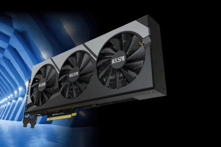 ELSA GeForce RTX 4080 SUPER S.A.C X3 оснащается двухслотовым охлаждением