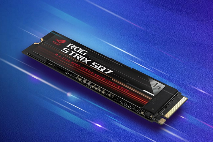 ASUS поделилась характеристиками твердотельного накопителя ROG Strix SQ7