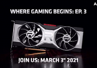 Официально: AMD представит новые видеокарты серии Radeon RX 6000 3-го марта