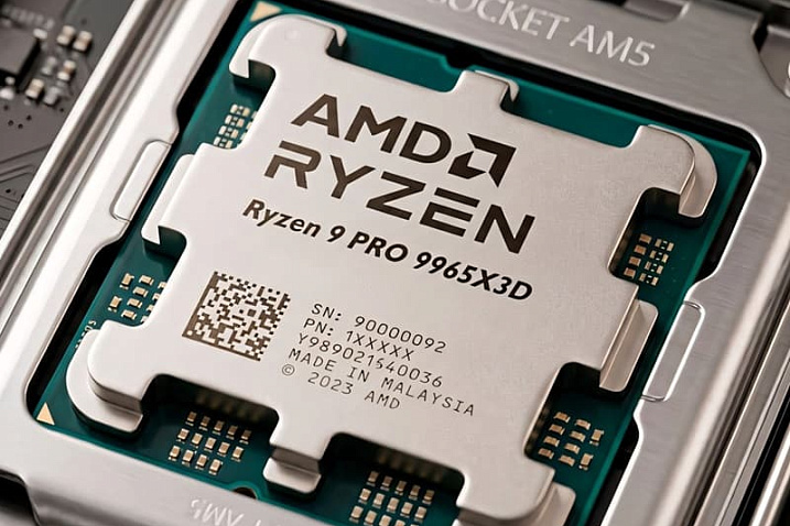 Ryzen 9 PRO 9965X3D станет ещё одним процессором AMD с 3D V-Cache