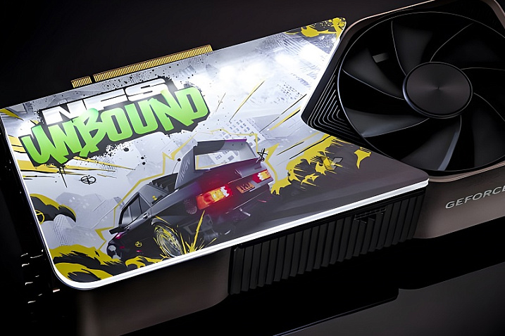 NVIDIA GeForce RTX 4090 с уникальной задней панелью NFS Unbound оценена в $2300