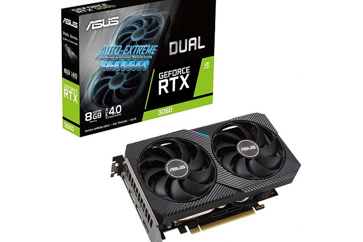 Партнеры NVIDIA выпустили GeForce RTX 3060 с 8 Гбайтами видеопамяти