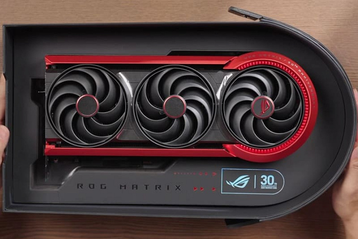 Китайская версия ASUS ROG Matrix Platinum GeForce RTX 5090D дебютирует с ценником $4300