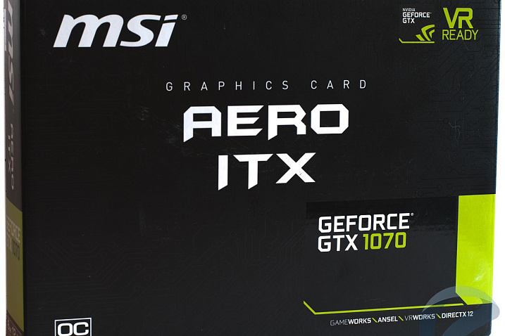 Обзор и тестирование видеокарты MSI GeForce GTX 1070 AERO ITX 8G OC