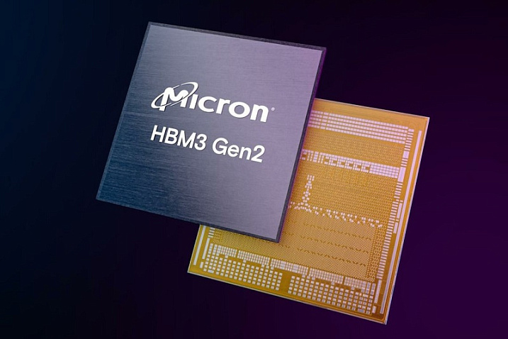 Micron представила память HBM3 Gen2 с пропускной способностью 1.2 Тбайта/с