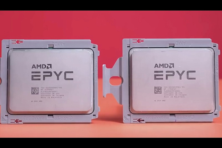 Серверные процессоры AMD EPYC 7773X подверглись "разгону" до 4.8 GHz