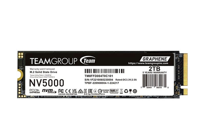 TEAMGROUP представила твердотельный накопитель NV5000