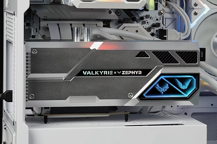 ZEPHYR GeForce RTX 4080 SUPER Valkyrie получила интегрированную СЖО с 280-мм радиатором