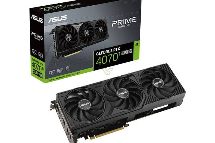 ASUS GeForce RTX 4070 Ti SUPER Prime SFF получила графический процессор от RTX 4090
