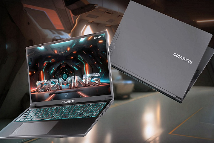 Ноутбук GIGABYTE G6 2023 предназначен для игр и учебы
