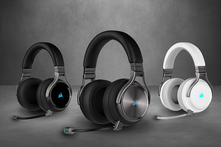 Corsair выпустила беспроводные игровые наушники Virtuoso RGB Wireless