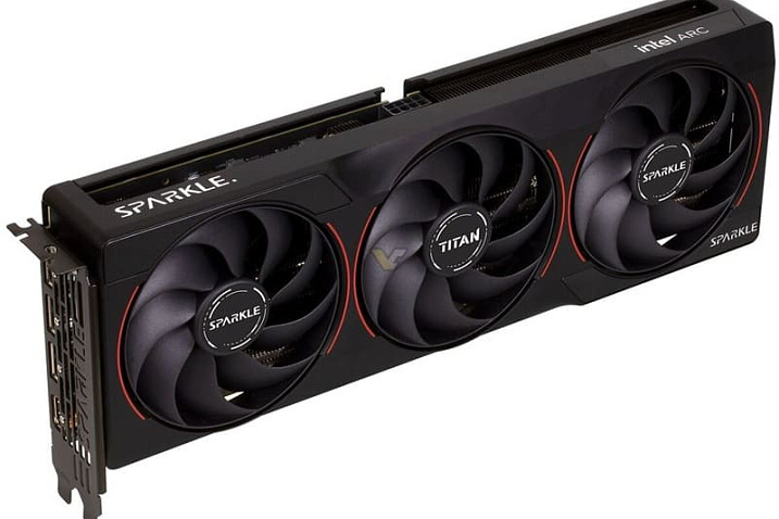 SPARKLE выпустила чёрную видеокарту Arc B580 TITAN NOX Edition