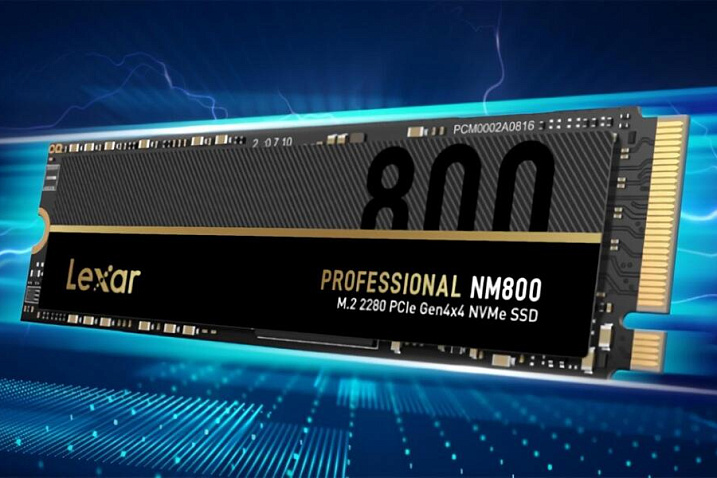 Lexar представила твердотельный накопитель Professional NM800