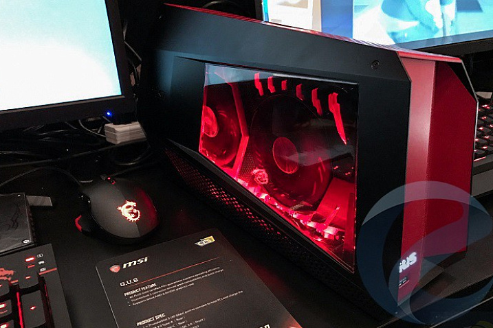 CES 2017: GUS - новая док-станция для видеокарт от MSI