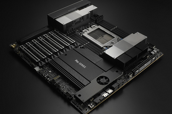 В руководстве для плат ASUS WRX90 есть упоминание моделей Threadripper с 3D V-Cache