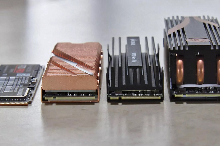 Накопители с PCI Express 5.0 потребуют активного охлаждения