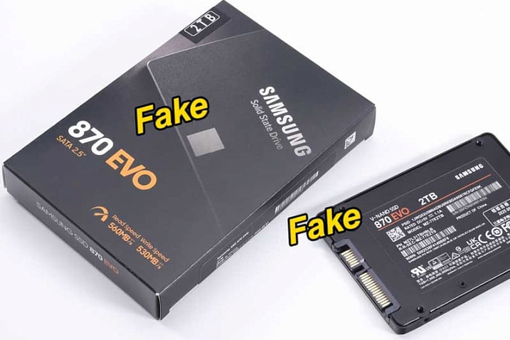 Фальшивый накопитель Samsung 870 EVO умер после записи 120 Гбайт данных