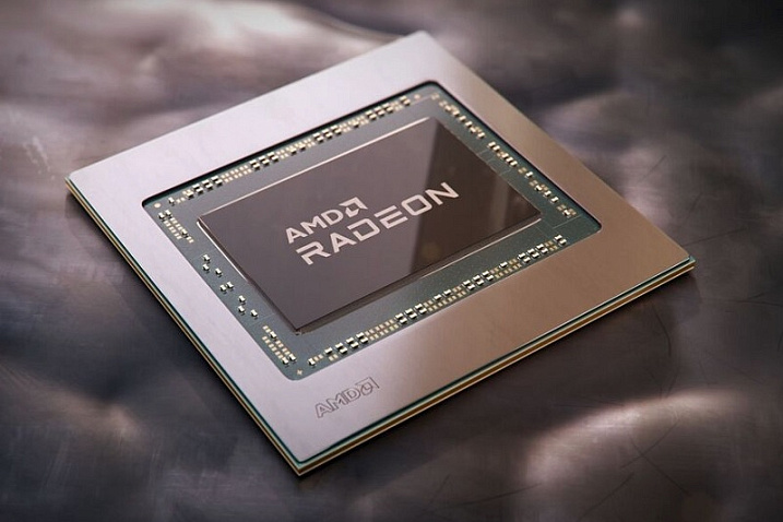 Первое изображение графического процессора AMD Navi 24