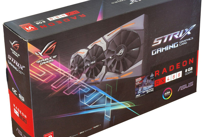 Обзор и тест видеокарты ASUS Radeon RX 480 STRIX (ROG STRIX-RX480-O8G-GAMING)