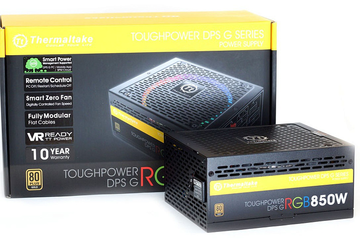 Обзор и тестирование блока питания Thermaltake Toughpower DPS G RGB 850W Gold