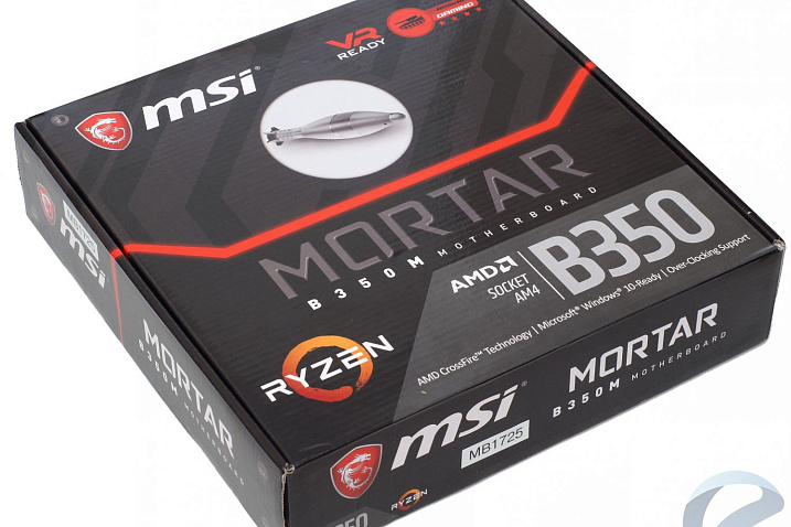 Обзор и тест материнской платы MSI B350M MORTAR