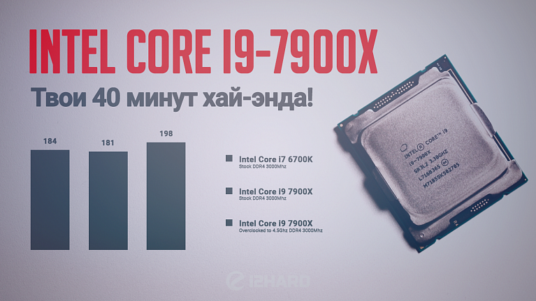 Тестирование Intel Core i9-7900X: твои 40 минут хай-энда!