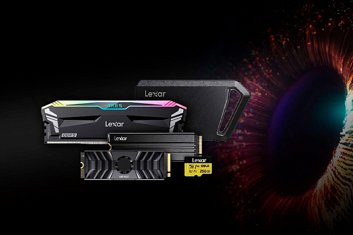 Lexar показала новую оперативную память ARES RGB DDR5, а также накопители NM1090 и NM790