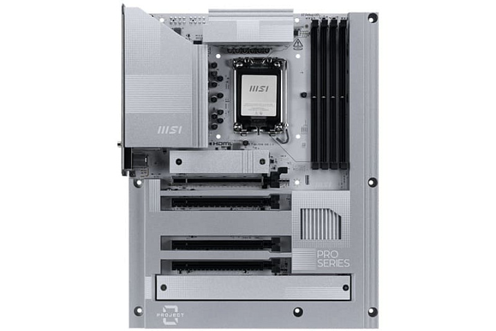 Плата MSI PRO Z890-S WiFi PZ со скрытыми разъемами появилась в продаже