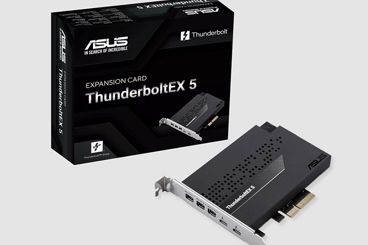 ASUS выпустила карту расширения ThunderboltEX 5