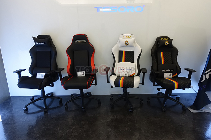 Tesoro показала очки Alphaeon W1, игровое кресло S1 и коврик Qi с RGB подсветкой и беспроводной зарядкой