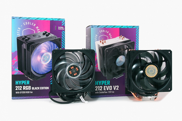 Обзор и тест кулеров CoolerMaster: Hyper 212 EVO V2 и Hyper 212 RGB Black Edition