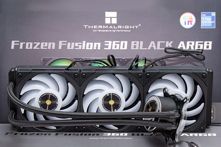 Обзор и тестирование системы жидкостного охлаждения Thermalright Frozen Fusion 360 Black ARGB