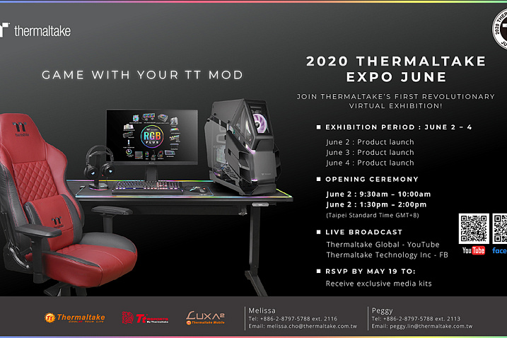 Уже завтра стартует Thermaltake Expo 2020