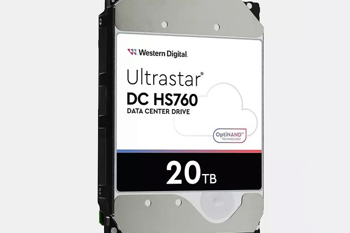 Western Digital выпустила свой первый жесткий диск Ultrastar DC HS760 с двумя приводами