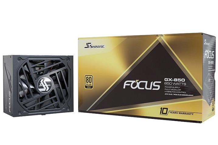 Блоки питания Seasonic FOCUS GX получили стандарт ATX 3.0 и разъем 12VHPWR