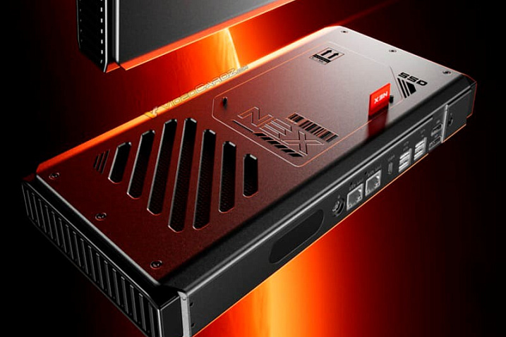 AOOSTAR тизерит тонкий компьютер NEX395 с процессором Ryzen AI MAX+ 395