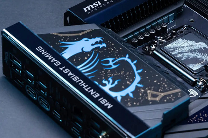 MSI тизерит материнскую плату MEG X870E ACE MAX в новом дизайне Draco Epic