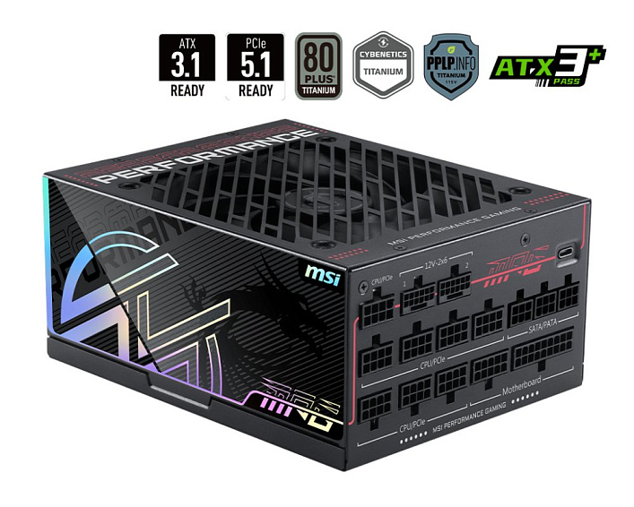 Блок питания MSI MPG Ai1300TS PCIE5