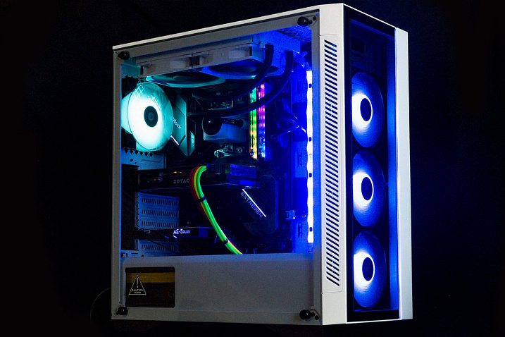 Обзор и тестирование корпуса Deepcool MATREXX 55 V3 ADD-RGB WH 3F
