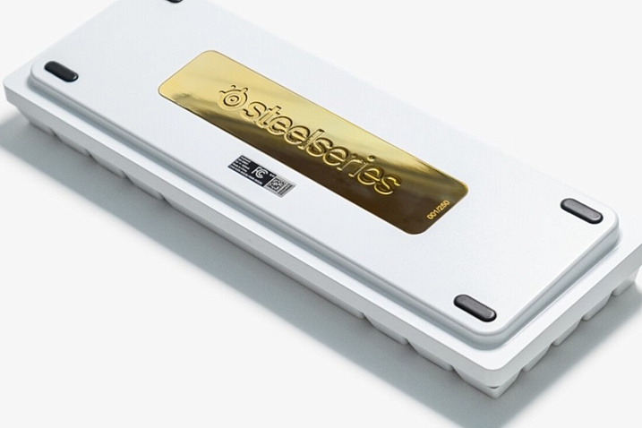 Клавиатура SteelSeries Apex Pro Mini: Limited-Edition White x Gold будет выпущена тиражом 250 штук